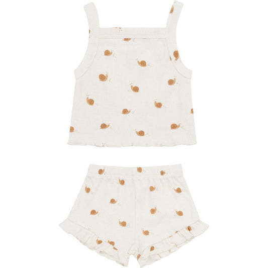 Quincy Mae Evie Tank + Shortie Set | Snails