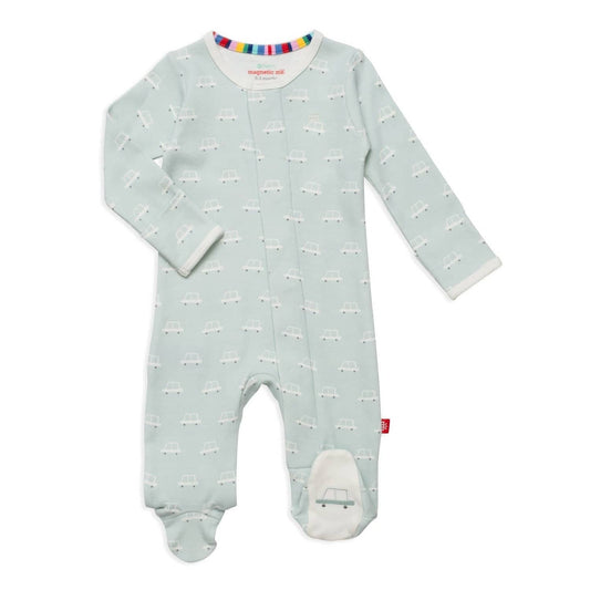 Magnetic Me Beep Beep Time For Sleep Organic Cotton Magnetic Parent Favorite Footie