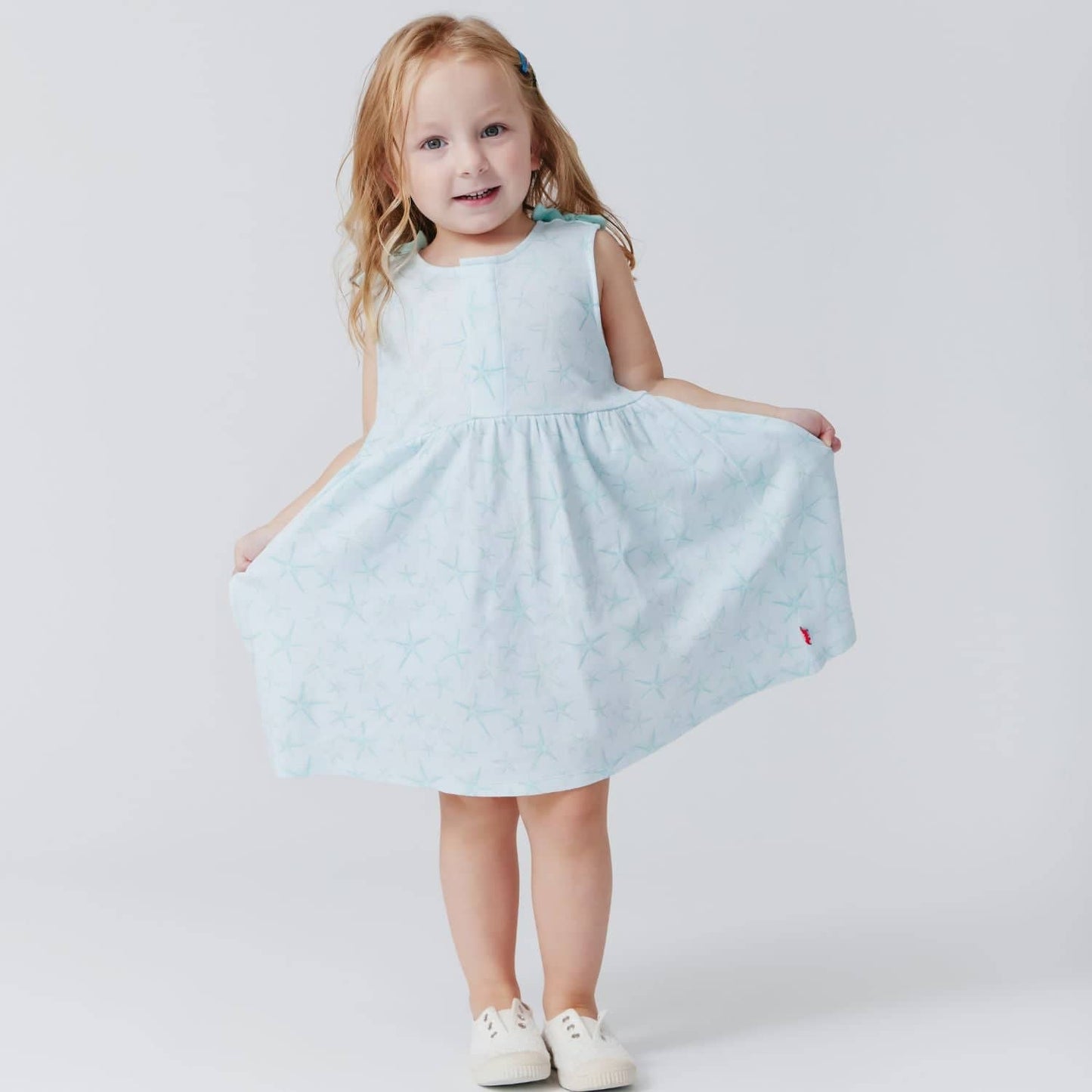 Magnetic Me Shine Bright Like A Starfish Organic Cotton Magnetic Easy Peasy Sleeveless Dress