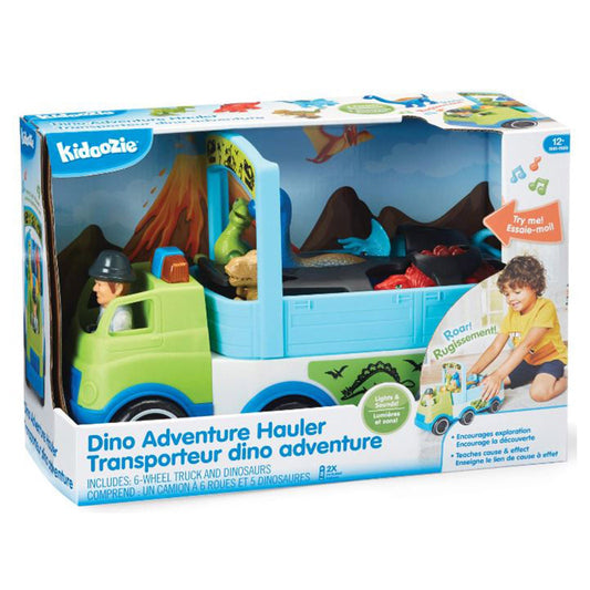 Kidoozie Be Active Dino Adventure Hauler Set